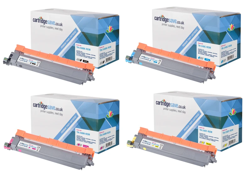 Compatible Brother TN248VAL 4 Colour Toner Cartridge Multipack
