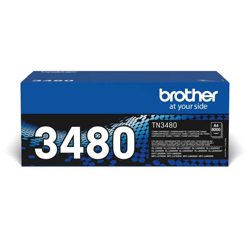 Brother TN-3480 High Capacity Black Toner Cartridge