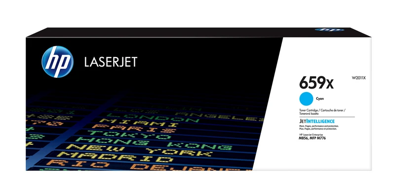 HP 659X High Capacity Cyan Toner Cartridge - (W2011X)