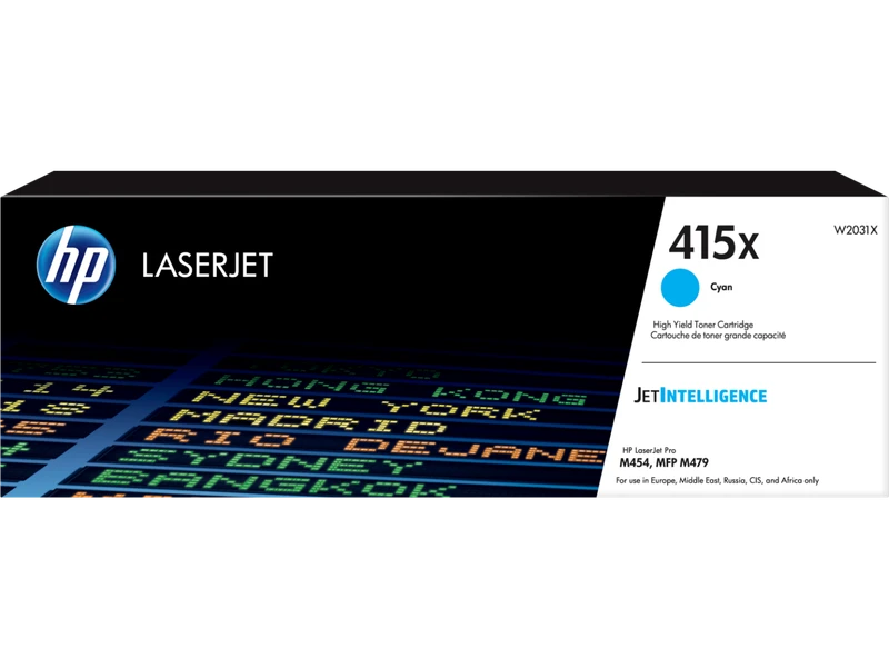 HP 415X High Capacity Cyan Toner Cartridge - (W2031X)