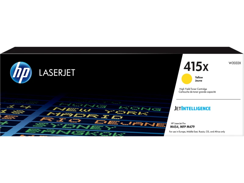 HP 415X High Capacity Yellow Toner Cartridge - (W2032X)