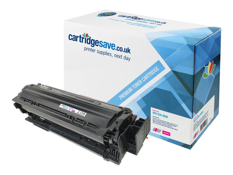 Compatible HP 213X High Capacity Magenta Toner Cartridge - (W2133X)