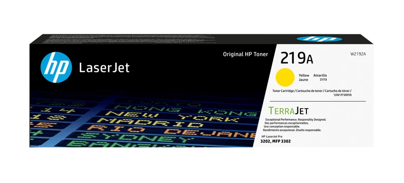 HP 219A Yellow Toner Cartridge - (W2192A)