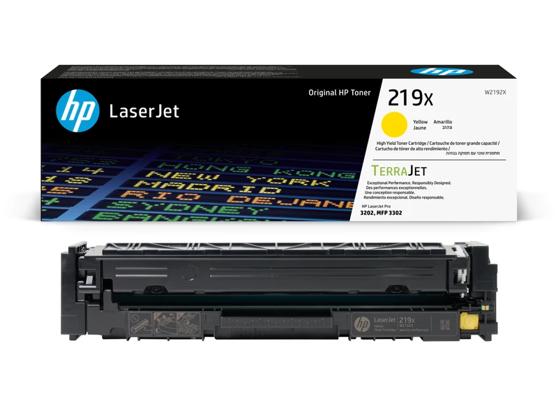 HP 219X High Capacity Yellow Toner Cartridge - (W2192X)
