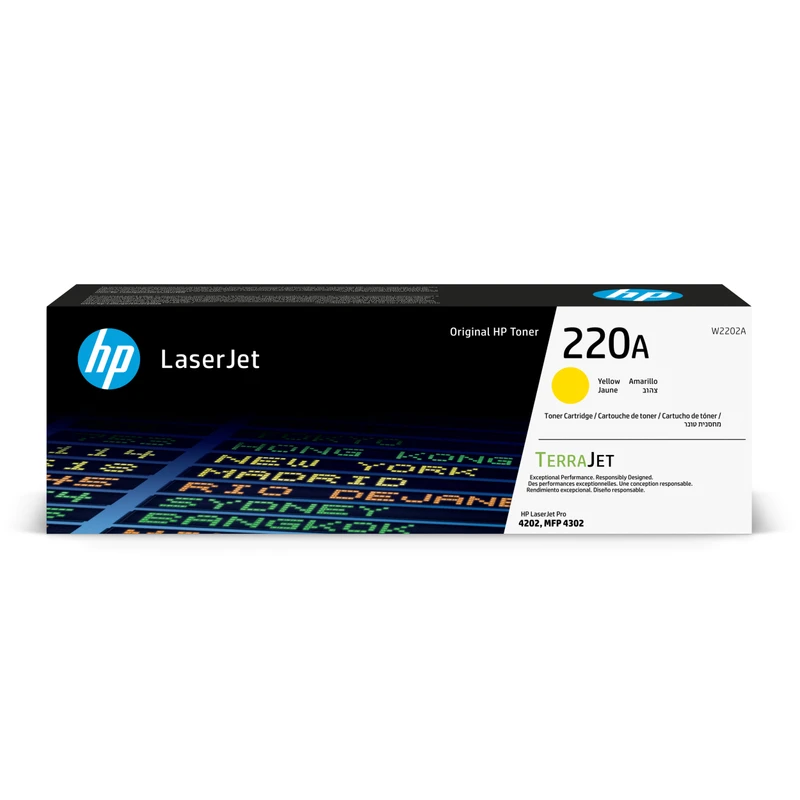 HP 220A Yellow Toner Cartridge - (W2202A)