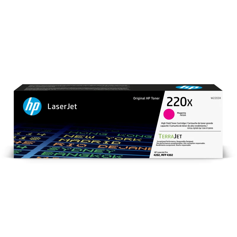 HP 220X High Capacity Magenta Toner Cartridge - (W2203X)