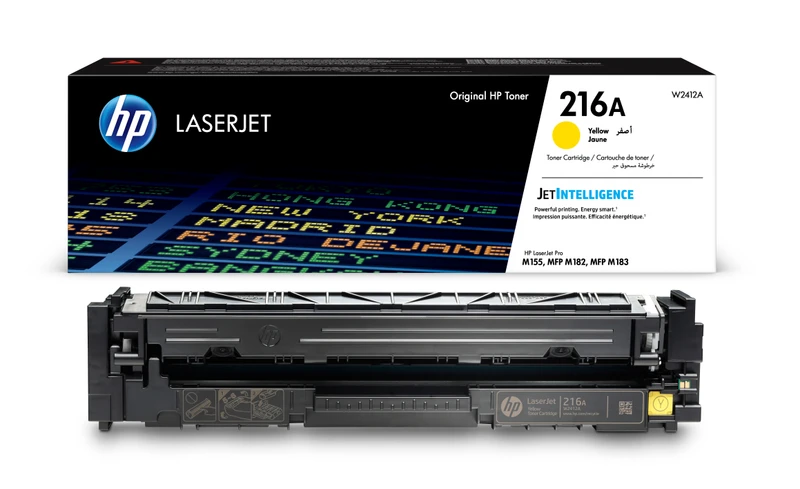 HP 216A Yellow Toner Cartridge - (W2412A)
