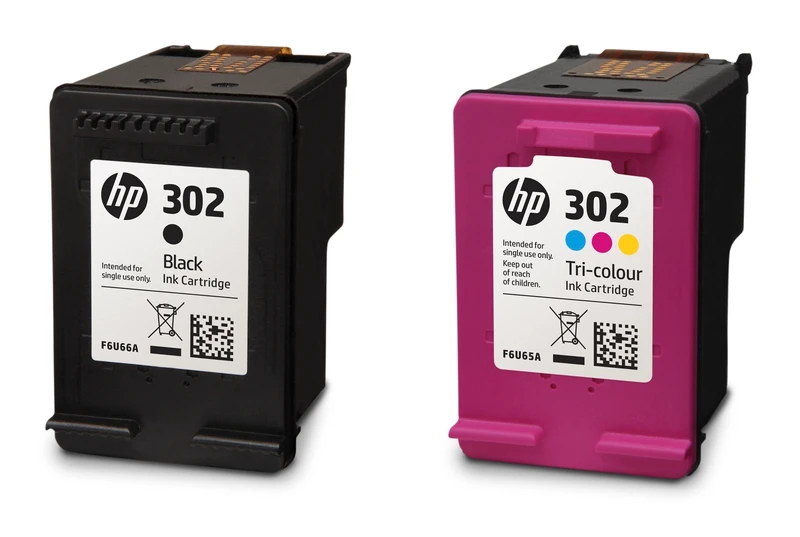 HP 302 Black & Tri-Colour Ink Cartridge Multipack - (X4D37AE)