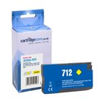 Compatible HP 712 Yellow Ink Cartridge - (3ED69A)