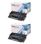 Compatible HP 26X High Capacity Black Toner Cartridge Twin Pack (CF226XD)