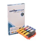 Compatible Canon CLI-526 4 Colour Ink Cartridge Multipack