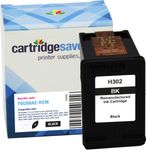 Compatible HP 302 Black Ink Cartridge - (F6U66AE)