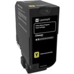 Lexmark 74C20Y0 Yellow Return Programme Toner Cartridge
