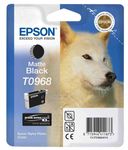 Epson T0968 Matte Black Ink Cartridge - (C13T096840 Husky)