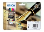 Epson 16XL 4 Colour High Capacity Ink Cartridge Multipack (T1636 Pen & Crossword)