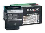 Lexmark C540H1KG High Capacity Black Return Program Toner Cartridge