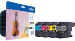 Brother LC127XL / LC125XL High Capacity 4 Colour Ink Multipack (LC127XLBK/ LC125XLC/ LC125XLM/ LC125XLY Ink Cartridges)