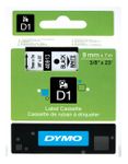 Dymo 40913 Black On White D1 Adhesive Labelling Tape 9mm x 7m (S0720680)