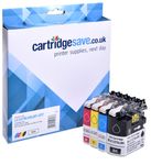 Compatible Brother LC127XL / LC125XL High Capacity 4 Colour Ink Cartridge Multipack