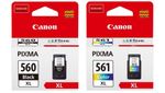 Canon PG-560XL / CL-561XL High Capacity Black & Tri-Colour Ink Cartridge Multipack