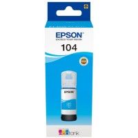 Epson 104 Cyan Ecotank Ink Bottle - (C13T00P240)