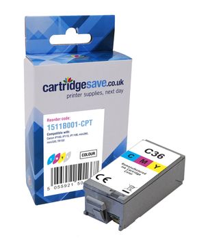 Compatible Canon CLI-36 Tri-Colour Ink Cartridge - (1511B001)