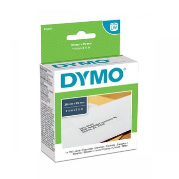 Dymo 1983173 White Adhesive Labels 28mm x 89mm (130 pack)