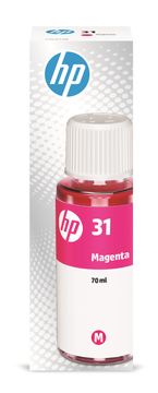 HP 31 Magenta Ink Bottle - (1VU27AE)
