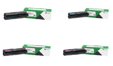 Lexmark 20N2X 4 Colour Return Program Extra High Yield Toner Cartridge Multipack