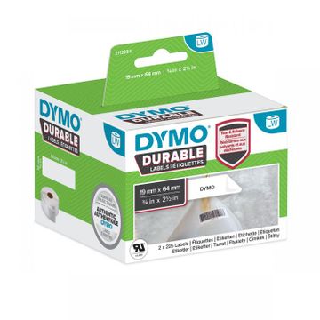 Dymo LabelWriter 2112284 Black on White Adhesive Labels 19mm x 64mm