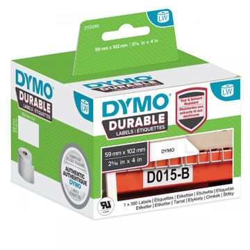 Dymo LabelWriter 2112290 Black on White Adhesive Labels 59 mm x 102 mm