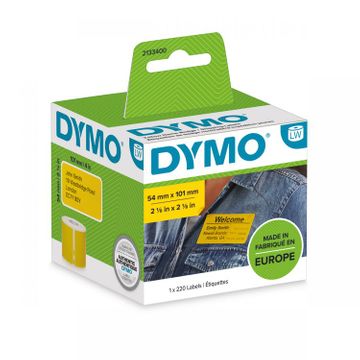Dymo LabelWriter 2133400 Black on Yellow Self-Adhesive Labels 54mm x 101mm