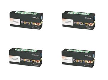 Lexmark 24B600 4 Colour Toner Cartridge Multipack - (contains 24B6846, 24B6847, 24B6848 & 24B6849)