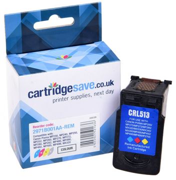 Compatible Canon CL-513 High Capacity Tri-Colour Ink Cartridge - (2971B001AA)