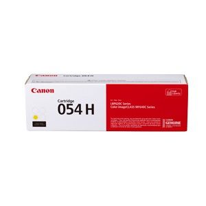 Canon 054H High Capacity Yellow Toner Cartridge