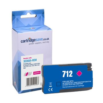 Compatible HP 712 Magenta Ink Cartridge - (3ED68A)