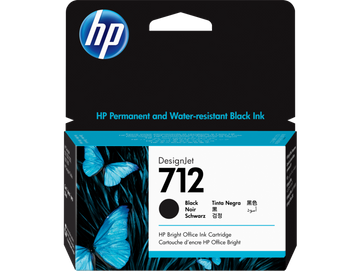 HP 712 Black Ink Cartridge - (3ED70A)