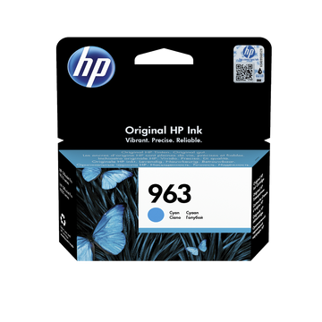 HP 963 Cyan Ink Cartridge (3JA23AE)