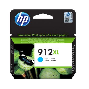 HP 912XL High Capacity Cyan Ink Cartridge - (3YL81AE)