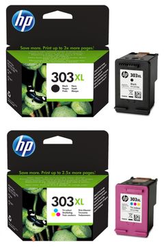 HP 303XL High Capacity Black & Tri-Colour Ink Multipack (3YN10AE)