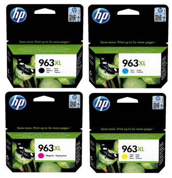 HP 963XL 4 Colour High Capacity Ink Cartridge Multipack (3YP35AE)