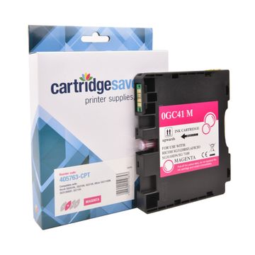 Compatible Ricoh GC41M Standard Capacity Magenta Gel Ink Cartridge - (405763)
