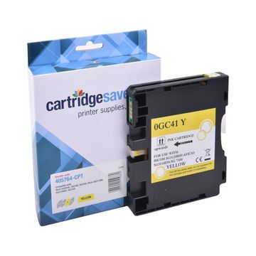 Compatible Ricoh GC41Y Standard Capacity Yellow Gel Ink Cartridge - (405764)