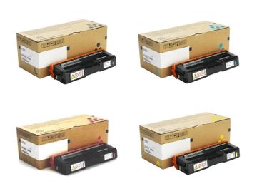 Ricoh 40753 4 Colour Toner Cartridge Multipack