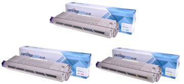 Compatible Oki 458628 3 Colour Toner Cartridge Multipack