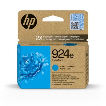 HP 924E High Capacity Cyan Ink Cartridge - (4K0U7NE)