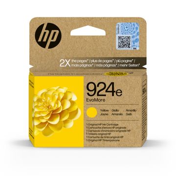 HP 924E High Capacity Yellow Ink Cartridge - (4K0U9NE)