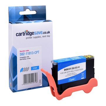 Compatible Dell Series 33 Extra High Capacity Cyan Ink Cartridge (592-11813)
