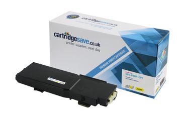 Compatible Dell YR3W3 High Capacity Yellow Toner Cartridge (593-BBBR)
