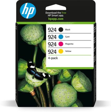 HP 924 4 Colour Ink Cartridge Multipack - (6C3Z1NE)